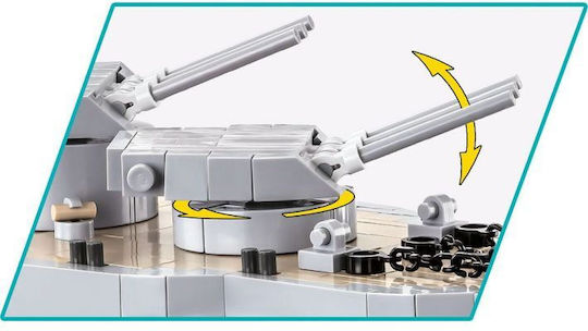 Cobi Building Blocks Pennsylvania - Class Battleship 2in1 Executive Edition for 10 Plus Years 2088 Pieces