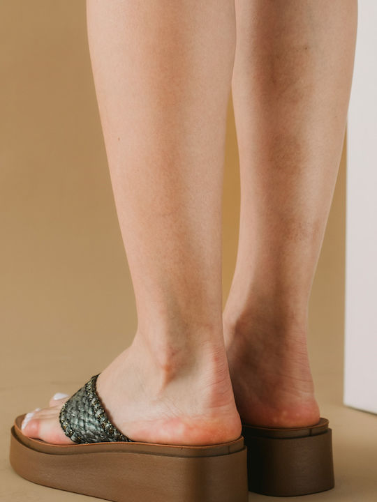Anatomic Women's Platform Shoes Gray