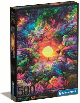 Clementoni Colorboom Psychedelic Jungle Puzzle 500 Pieces