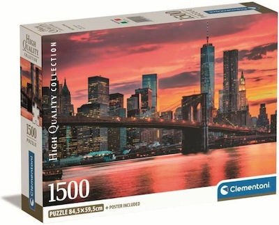 Puzzle Clementoni East River At Dusk 1500 Pieces