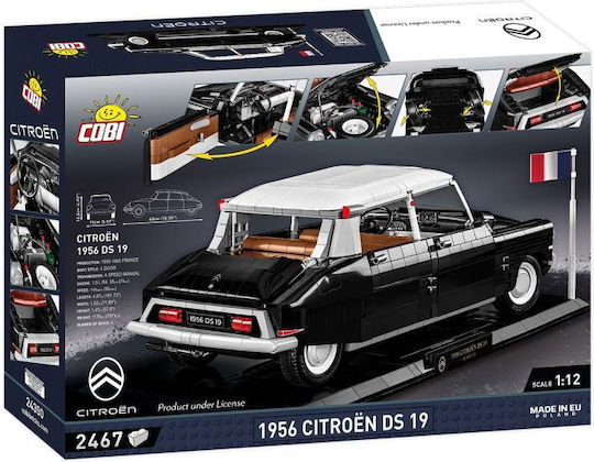 Cobi Building Blocks Citroen DS 19 1956 Executive Edition for 10+ Years 2467 Pieces