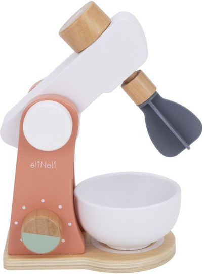 Eli Neli Montessori Mixer Set Ξύλινο Παιδικό Μίξερ Αξεσουάρ