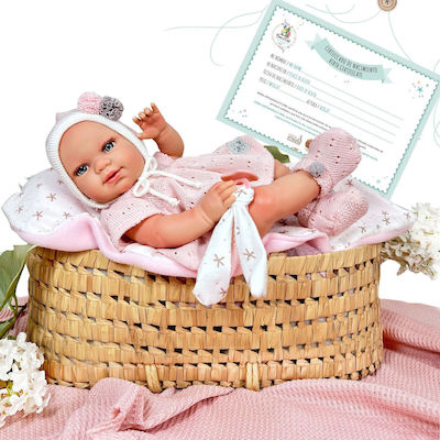 Nines D'onil Handgemachte Reborn Babypuppe Mädchen Decke 37cm