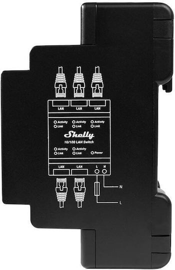 Shelly LAN L2 Switch mit 5 Ports Ethernet
