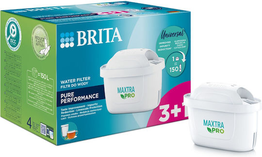 Brita Ανταλλακτικό Φίλτρο Νερού για Κανάτα Maxtra Pro Pure 4τμχ