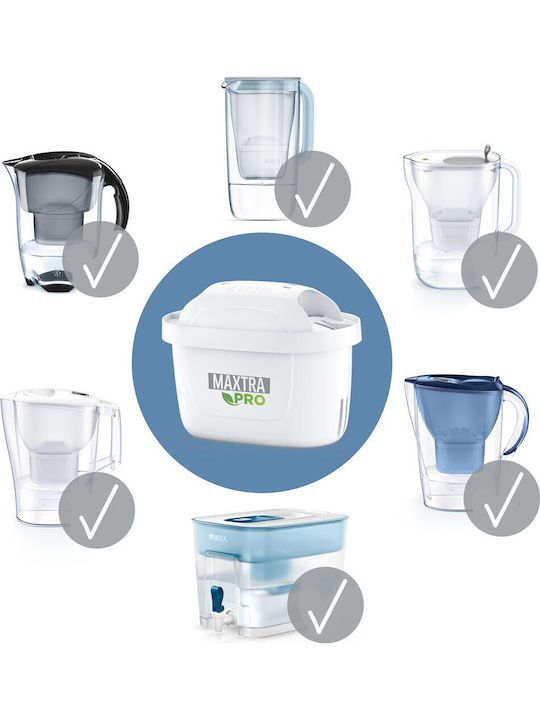 Brita Water Filter Replacement for Pitcher Maxtra Pro Hard 4pcs