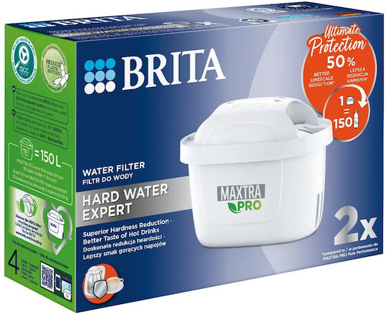 Brita Ανταλλακτικό Φίλτρο Νερού για Κανάτα Maxtra Pro Hard 2τμχ
