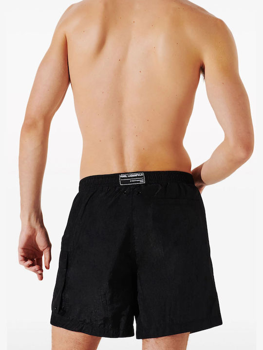 Karl Lagerfeld Herren Badebekleidung Shorts Schwarz