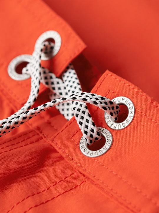 M D2 Men's Swimwear Shorts Omg Orange with Patterns