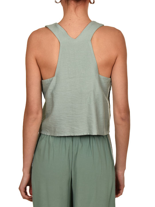 Bluza Damă cu Decolteu în V Teal