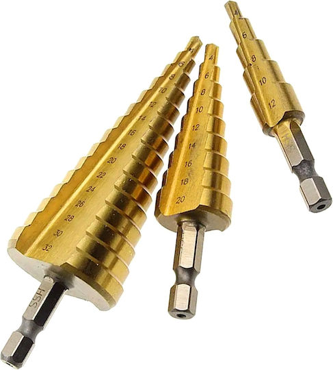 Burghiu HSS Titan cu Tija Hexagonală pentru Metal 2mm / 32mm