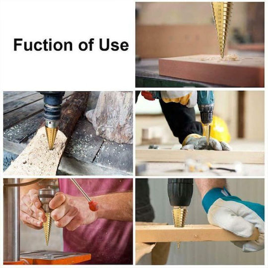 Burghiu HSS Titan cu Tija Hexagonală pentru Metal 2mm / 32mm