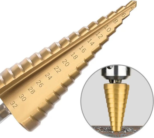 Burghiu HSS Titan cu Tija Hexagonală pentru Metal 2mm / 32mm