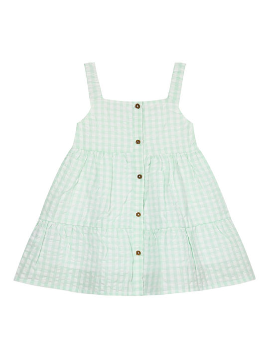 Energiers Kids Dress Checked Mint