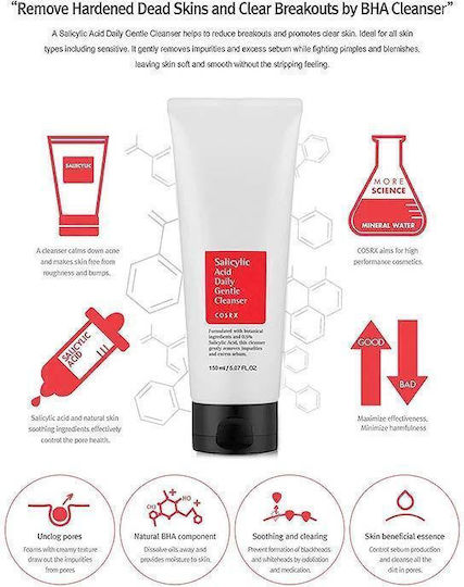 Cosrx Salicylic Acid Lotion Reinigung Gesicht für Akne-anfällige Haut 150ml
