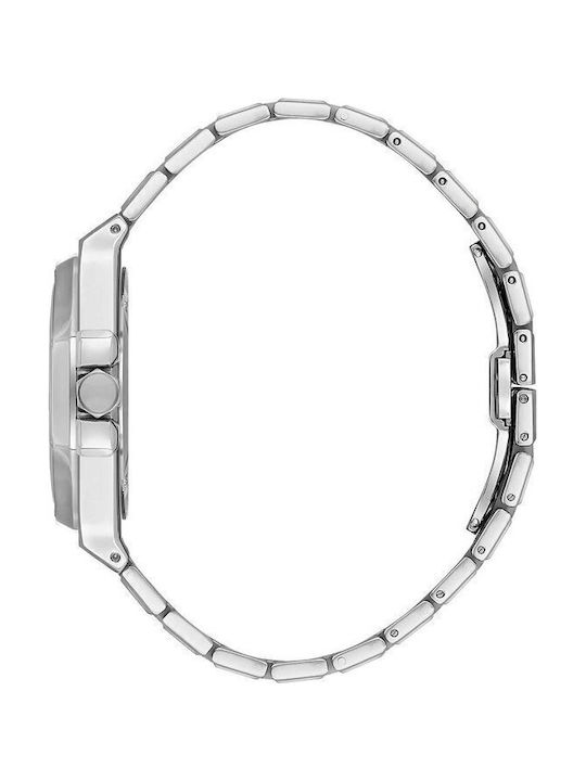 Beverly Hills Polo Club Herrenuhr Automatisch mit Silber Metallarmband