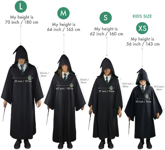 Harry Potter Slytherin Robe 116cm Adult S