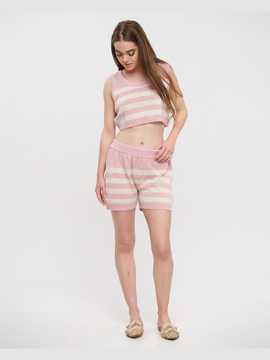 Ble Resort Collection Women's Shorts Beachwear Pink