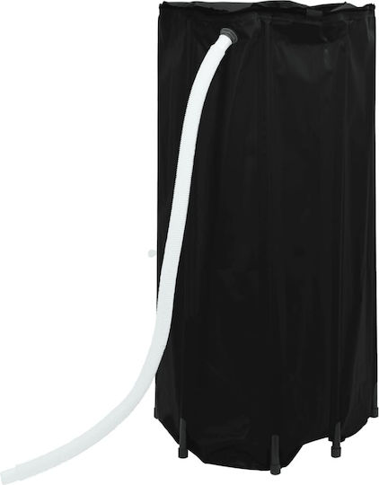 vidaXL Vertical Cylindrical Plastic Storage Tank 100lt for Water / Petroleum Black
