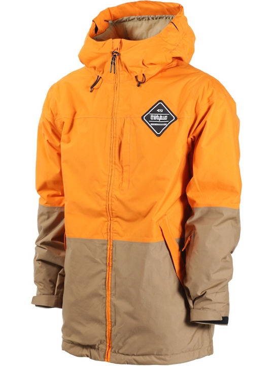 Thirty two Männer Jacke aus für Ski & Snowboard Orange