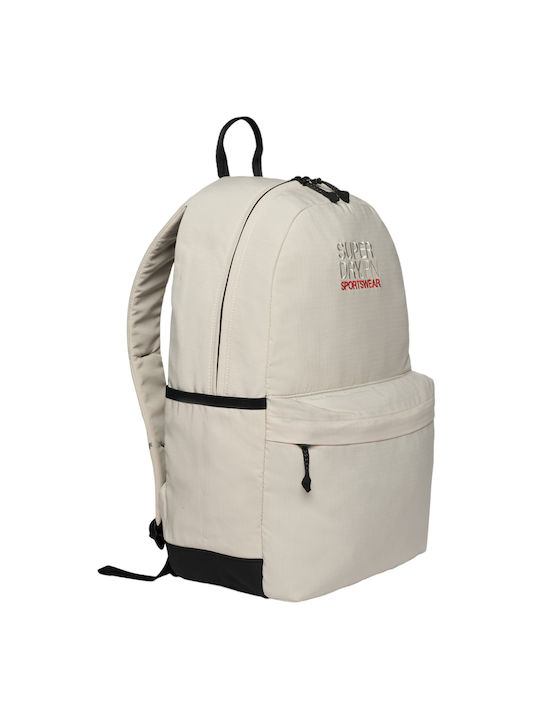 Superdry Bărbați Rucsac Alb