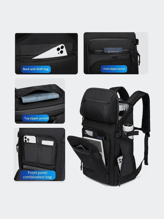 Ozuko Backpack Αδιάβροχο 30lt Μαύρο