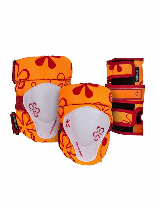 Powerslide Kids 3 Pack Παιδικό Σετ Προστατευτικών Πορτοκαλί