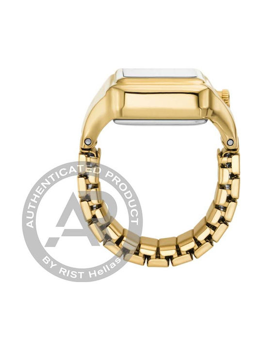 Fossil Raquel Watch Ring Gold-tone Stainless Steel Women's Es5343