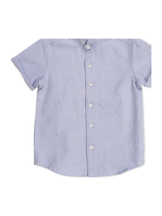 Kids Shirt Short Sleeve Sky Blue