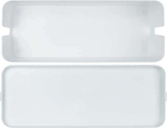 Organizator de cabluri Virone L Cb-1/w Plastic alb