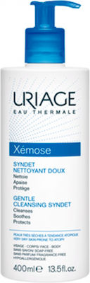 Uriage Gel κατά της Ακμής Xemose Gentle Cleansing Syndet για Ξηρές Επιδερμίδες 400ml