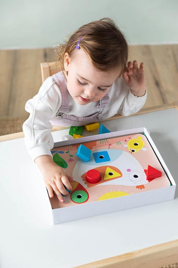 Goula Играчка за сортиране на форми Baby Shapes от дърво за 24++ месеца
