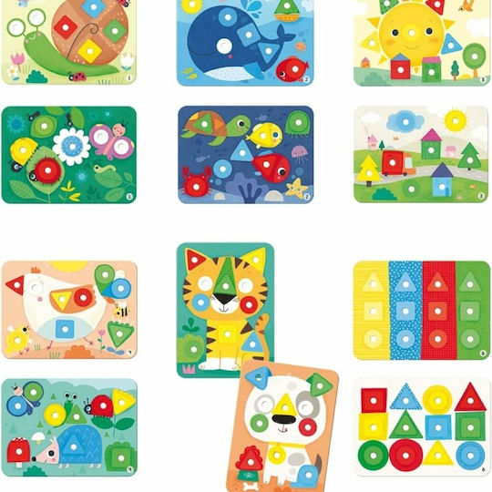 Goula Играчка за сортиране на форми Baby Shapes от дърво за 24++ месеца