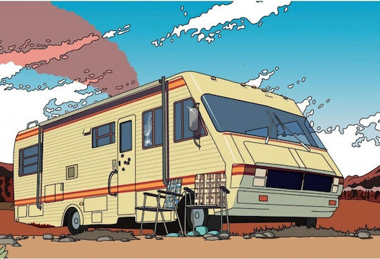 Breaking Bad Van Poster 61x90cm Poster2815 Breaking Bad Van Poster 61x90cm Poster2815
