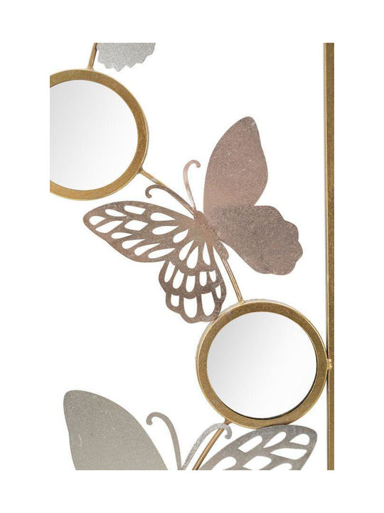 Mauro F Wall Decor Gold Made of Metal 90x2x31cm