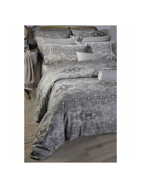 Down Town Home Sheet Sets Double 200x270cm. 834 Bombay Brown 4pcs