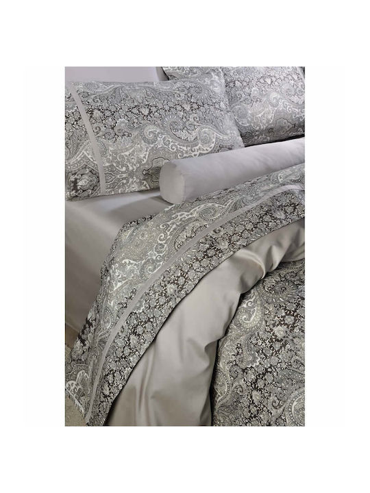 Down Town Home Sheet Sets Double 200x270cm. 834 Bombay Brown 4pcs