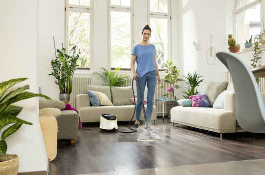 Karcher SC 3 Deluxe EasyFix Ατμοκαθαριστής Πίεσης 3.5bar με Ρόδες και Κοντάρι
