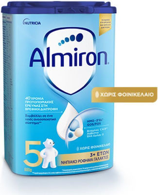 Nutricia Γάλα σε Σκόνη Almiron 5 για 36m+ 800gr