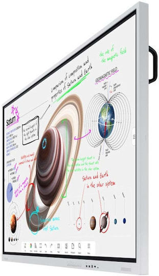 Samsung Flip Pro WM75B Digitale Anzeigetafel LCD VA 4K UHD 75 Zoll mit Touchscreen