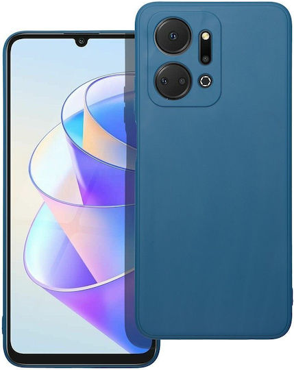 Matt Back Cover Silicon Albastru (Honor X7a)