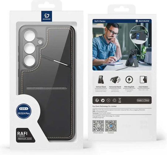Dux Ducis Mag Back Cover Πλαστικό / Δερματίνης Μαύρο (Galaxy S24+)
