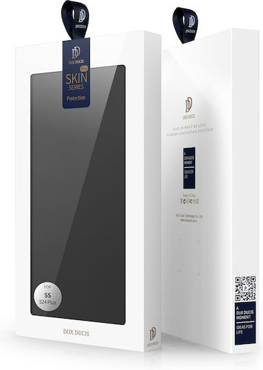 Dux Ducis Skin Pro Книга Изкуствена кожа / Кожа Черен (Samsung Galaxy S24 Plus)