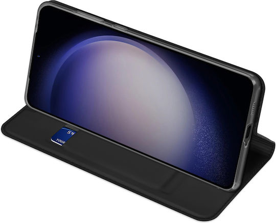 Dux Ducis Skin Pro Книга Изкуствена кожа / Кожа Черен (Samsung Galaxy S24 Plus)