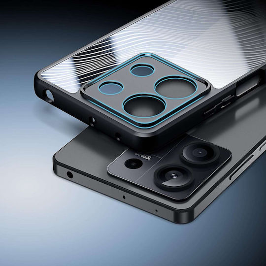 Dux Ducis Aimo Back Cover Πλαστικό 1.2mm με Λουράκι Σετ με Τζαμάκι Μαύρο (Redmi Note 13 5G)