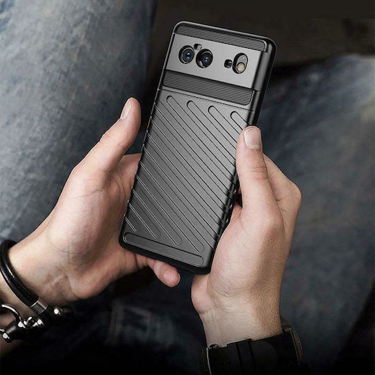 Techwave Back Cover Σιλικόνης Μαύρο (Google Pixel 6)