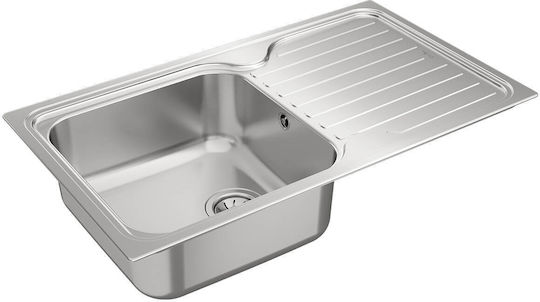 Teka Classic 1B 1D (Super Bowl) 10119013 Drop-In Мивка Inox Сатен Ш86xД50см Сребрист