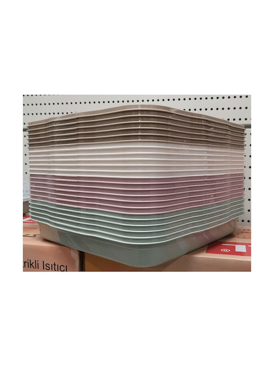 Homeplus Кутия за обяд Пластмаса Light Blue 34.5см 1бр