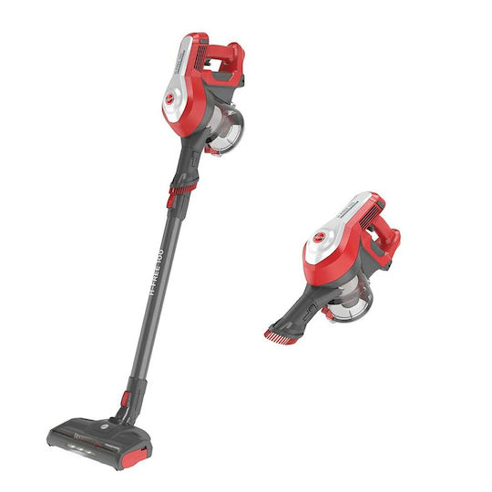 Hoover H-Free 100 HF122RH 011 Επαναφορτιζόμενη Σκούπα Stick 22V Κόκκινη