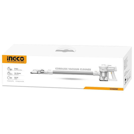Ingco Прахосмукачка Stick Бял VCH22111